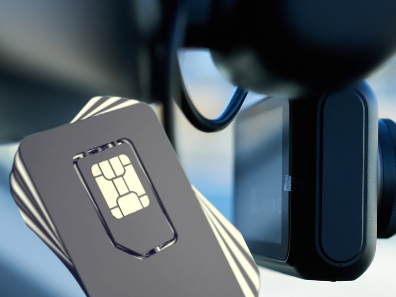 How much mobile data do video telematic devices use?